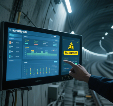 工業(yè)顯示器在地鐵可視化接地系統中的應用