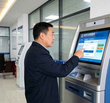 工業顯示器在稅務自助服務終端中的應用