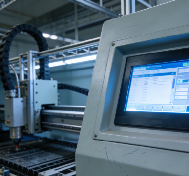 工業顯示器在智能模板機中的應用